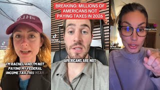 PEOPLE ARE REFUSING TO PAY FEDERAL TAXES (2026)