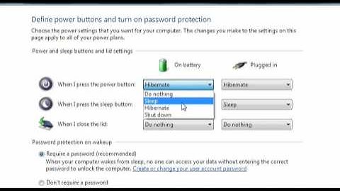 How to change what the power buttons do in Windows