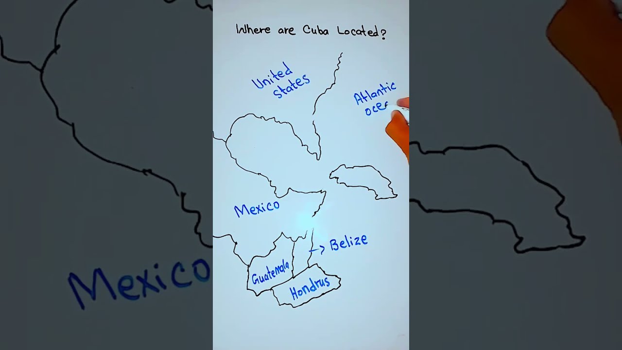 Where is the Cuba State on map | How to Cuba map drawing || 5min Knowledge