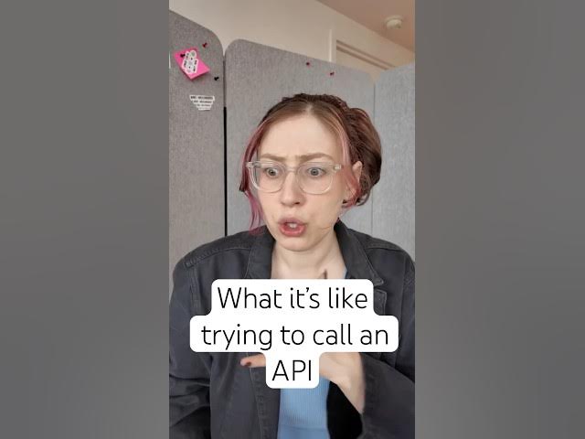 What's it's like calling an API (*realistic*)