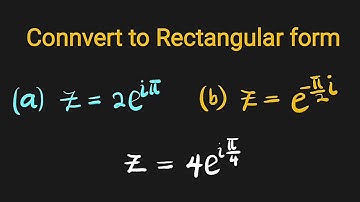 Hoe u complexe getallen van exponentieel naar rechthoekig kunt omzetten.