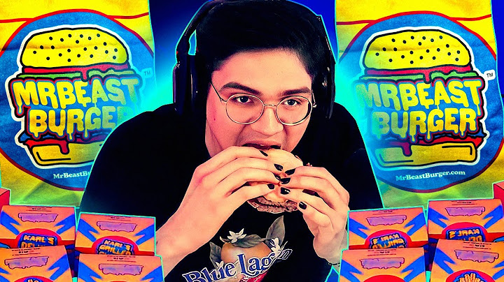 PROBANDO LA HAMBURGUESA DE MRBEAST 🍔😋