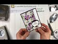 Fun Fold Card with Beautiful Floral Designer Series Paper