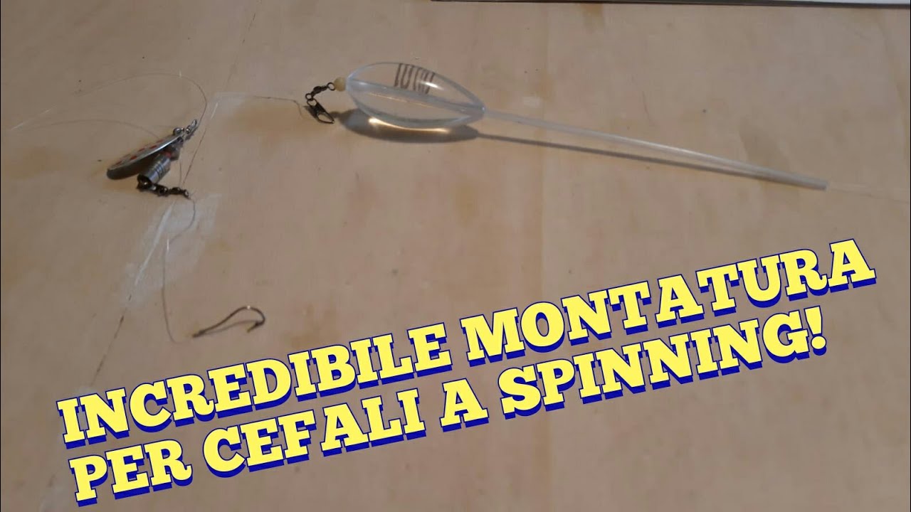 MONTATURA SUPER EFFICACE PER CEFALI A SPINNING - YouTube