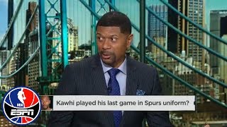 Jalen Rose thinks Kawhi Leonard has played his final game with the Spurs | NBA Countdown | ESPN