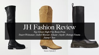 Top 6 Knee-High Flat Boots Season 1 Episode 8 Stuart Weitzman Isabel Marant Khaite Aeyde ...
