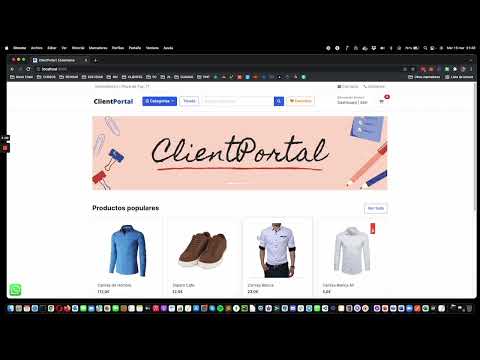 ClientPortal - con Django - 02  Portal de Cliente para Odoo ERP - Comprar y Favoritos