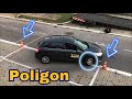 Auto kola  polaganje  poligon novi