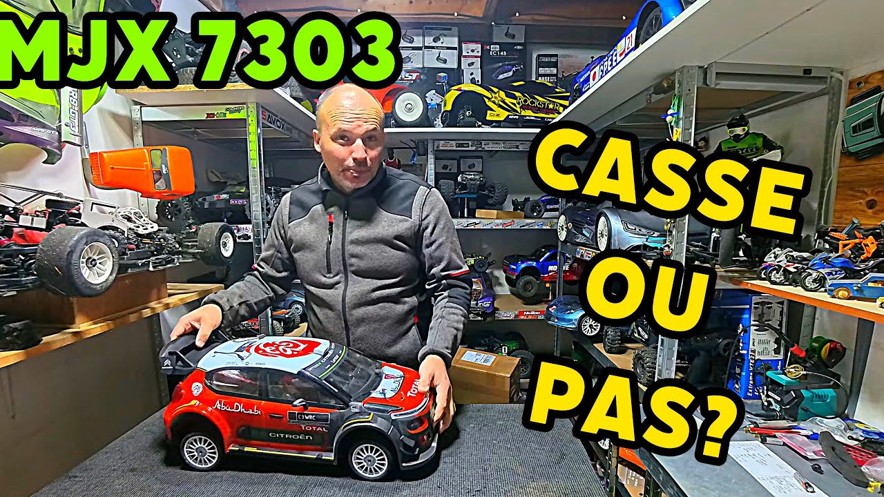 controle de la MJX 7303 C3 rally 1/7 casse ou pas (21/12/25)