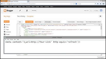 Bloger Redirection to another blog or website
