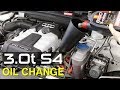 How to Change the Oil on a 3.0t Audi S4