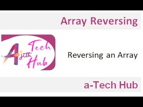 Reversing an Array in C Programming| malayalam