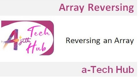 Reversing an Array in C Programming| malayalam