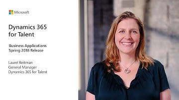 Dynamics 365 for Talent | Business Applications Spring 2018 Release