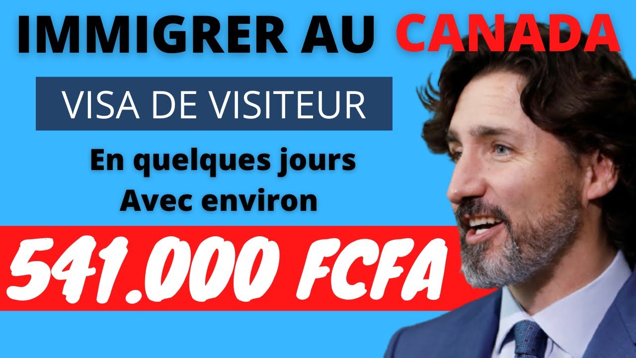 IMMIGRER AU CANADA 🇨🇦 AVEC UN VISA DE VISITEUR - YouTube