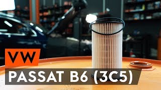 Как заменить топливный фильтр на VW PASSAT B6 (3C5) [ВИДЕОУРОК AUTODOC]