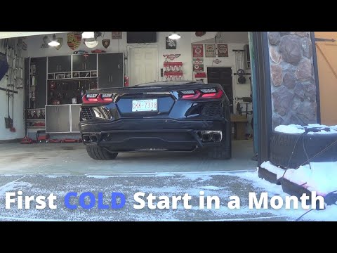 C8 Corvette COLD Start