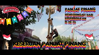 panjat pinang lucu celana lepas sampai kelihatan