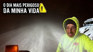 A NEVE CAUSANDO MUITOS ACIDENTES NA ESTRADA - O DIA MAIS PERIGOSO DA MINHA VIDA 😱😰