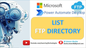 Power Automate Desktop : 111 || List FTP Directory