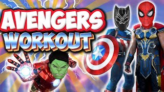 AVENGERS Workout BRAIN BREAK  | Guess the right Superhero head