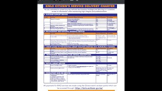 Knls English Service Delivery Charter