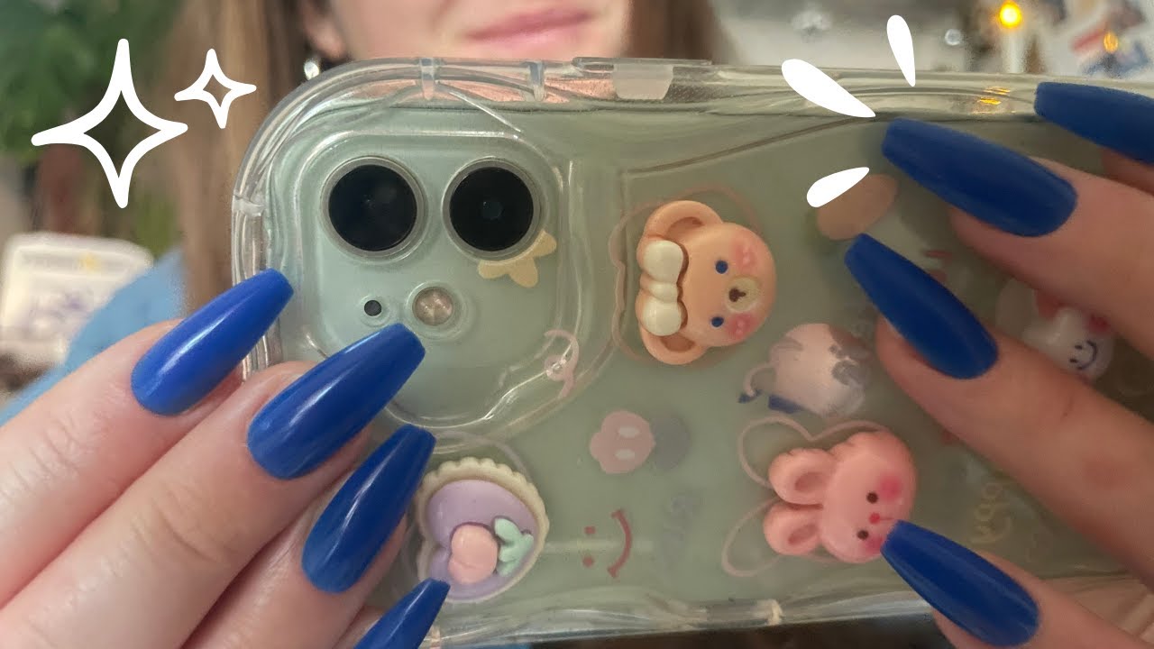 ASMR Camera and Phone Case Tapping & Scratching 🧸 + Random Facts About Me 🙋🏻‍♀️
