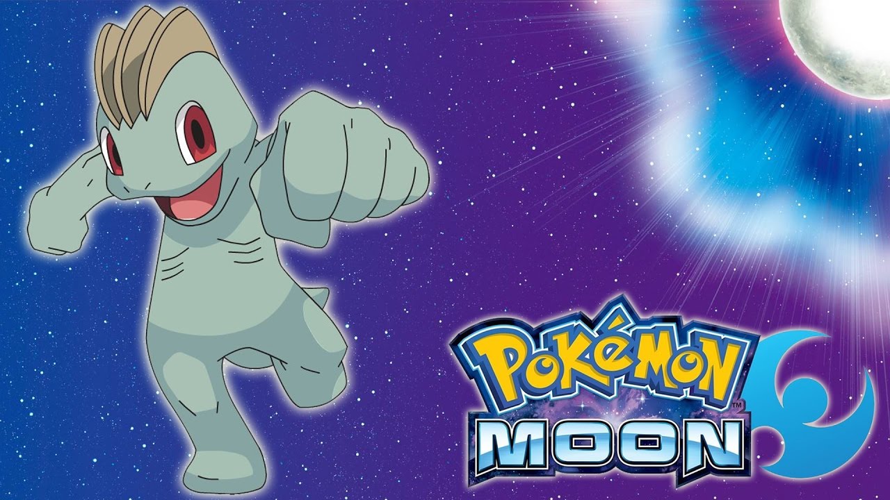 Moon Po Pokemon: Moon - Traded For A Machop! - YouTube