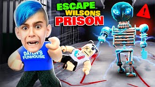ESCAPE WILSON'S PRISON in ROBLOX! (SCARY OBBY) Hard Mode