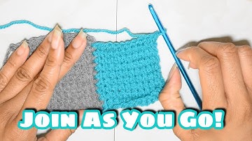 How to do the Join as You Go Method in Tunisian Crochet