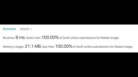 100% FASTEST CODE SWIFT - Rotate Image