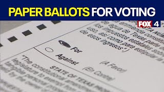 Collin County switches from electronic to paper ballots