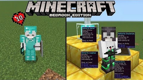 Tôi Nâng Cấp Bộ Áo Giáp Của Mình Lên Netherite Trong MINECRAFT Pe 1.21 | Eposide 10 |
