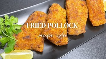 EASY FRIED POLLOCK | HOW TO MAKE FRIED FISH | BEST FRIED FISH RECIPE