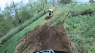 Latihan di track downhill Paralayang yang dulu pernah di pakai Kejuaraan Asia Pasifik thn 2010