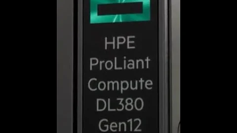 HPE ProLiant Compute DL380 Gen12 Product Animation