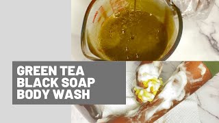 Make Black Soap Green Tea Gel Body Wash/Very Moisturizing