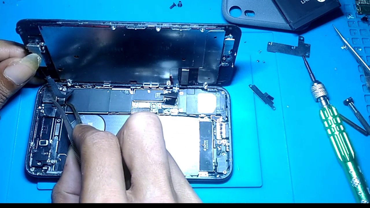 how to fix iphone 7 screen |cara memperbaiki layar iphone 7 |cara ganti LCD iphone 7 - YouTube
