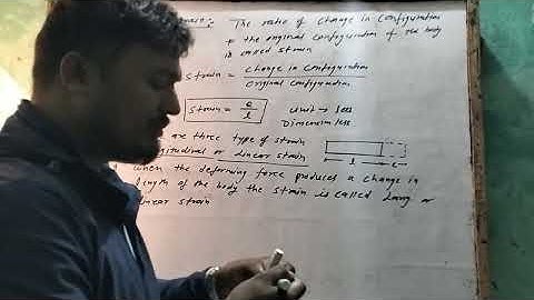 Elasticity and Plasticity part-2 (strain)