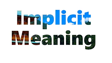 Co znamená "Implicit"?