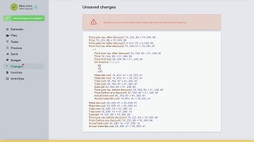Detailed Change Orders Construction Software - Makes Change Orders Easy!