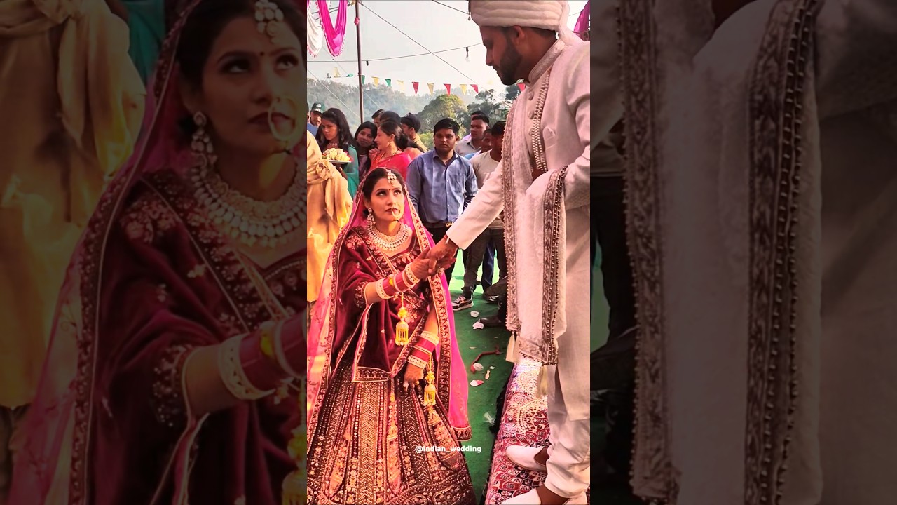 Wedding couple looking at each other ❤️ || Uttarakhand || Indian Wedding