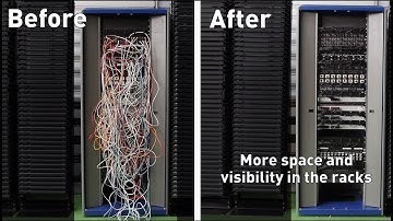 Rack re-cabling TIMELAPSE with ThinPATCH and Patchsee System : Fast, secure and easy !