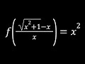 Solving a Quick and Easy Functional Equation