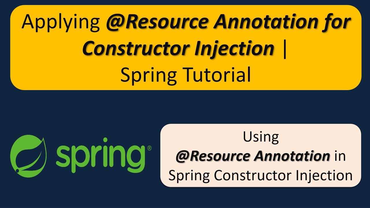 annotation resource spring