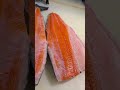 Immersive Salmon Dissection & King Salmon Slicing. #dish #sink #washing #cleaning #kitchen #salmon