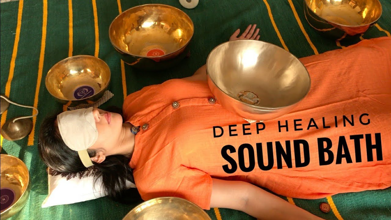 Tibetan Singing Bowls Sound Spa Healing Calming Relaxation Youtube