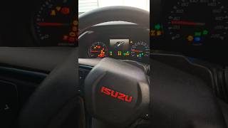 Isuzu D-Max xrider 1.9 display sequence on startup. My own bakkie. #michaelstoolbench #isuzu