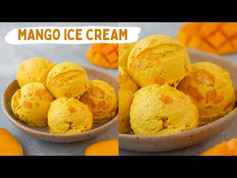 I Made Mango Ice-Cream With 2 Cups Milk | No Eggs, No Ice Cream Machine, No Condensed Milk
