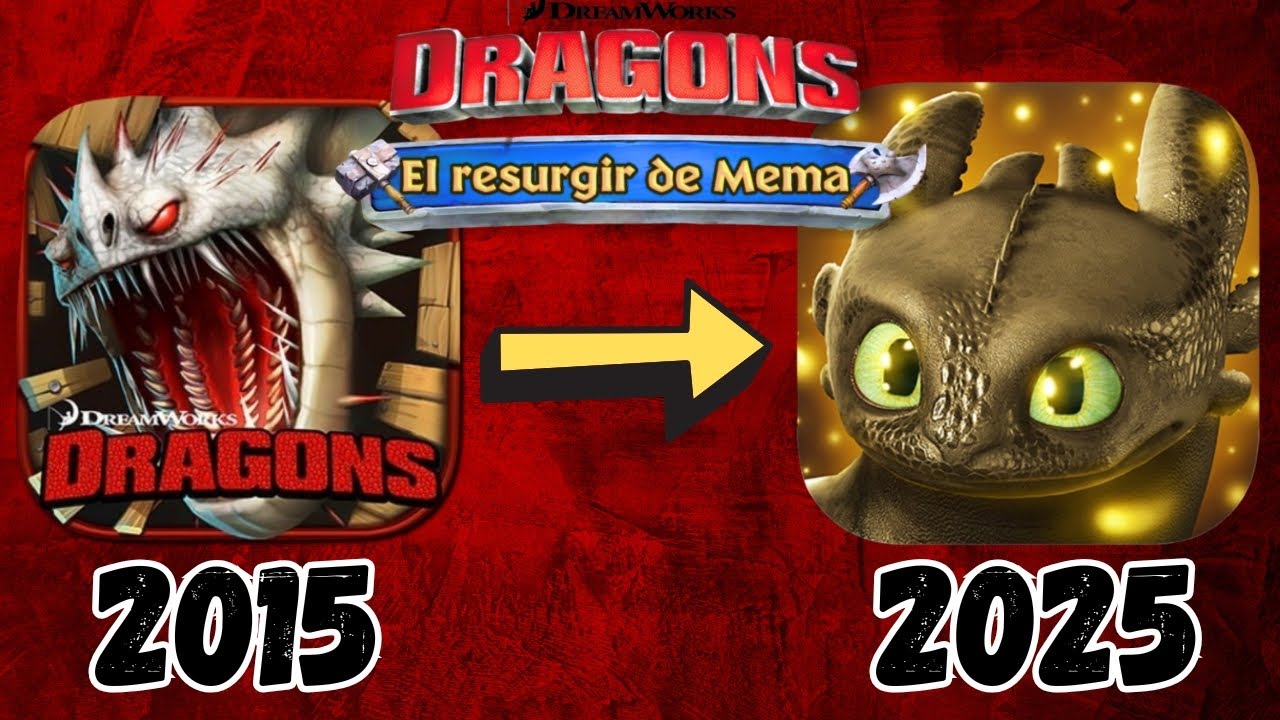 Antes vs Ahora 😱 | Así era Dragones el Resurgir de mema en sus inicios